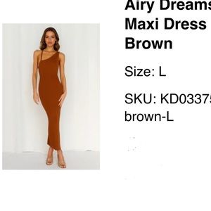Brown Maxi Dress